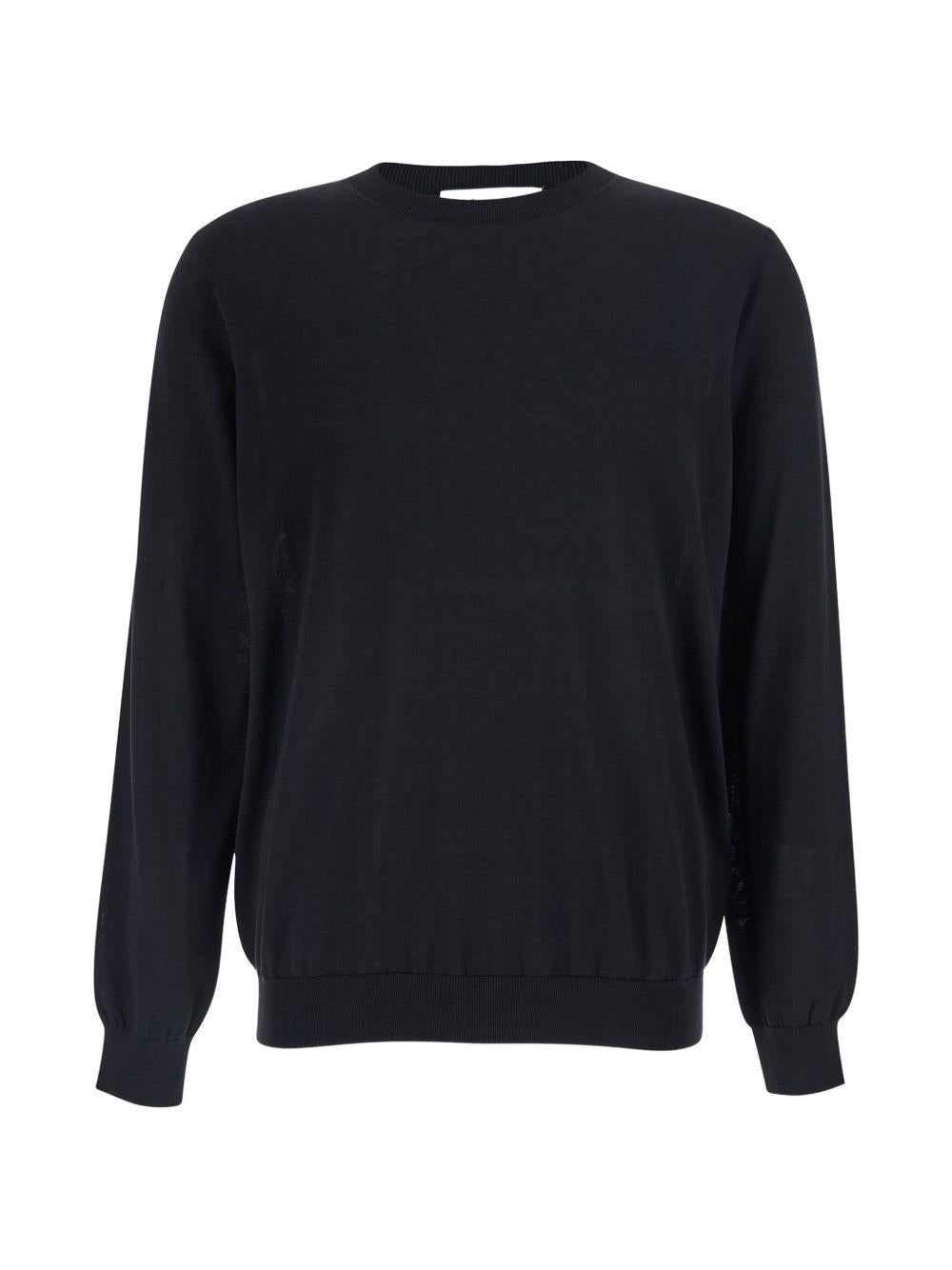 Maglione a girocollo in nero Kangra - uomo 