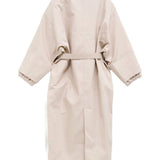 Trench le trench trapezi in bianco Jacquemus - donna 