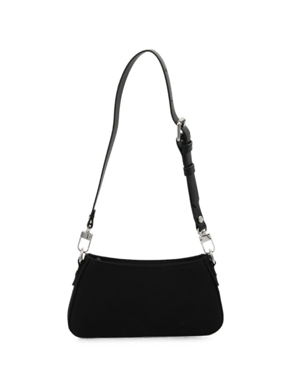 Borsa Tasha con logo Orb in nero 