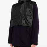 Giacca smock con cappuccio in nero Barbour x kaptain sunshine - uomo 