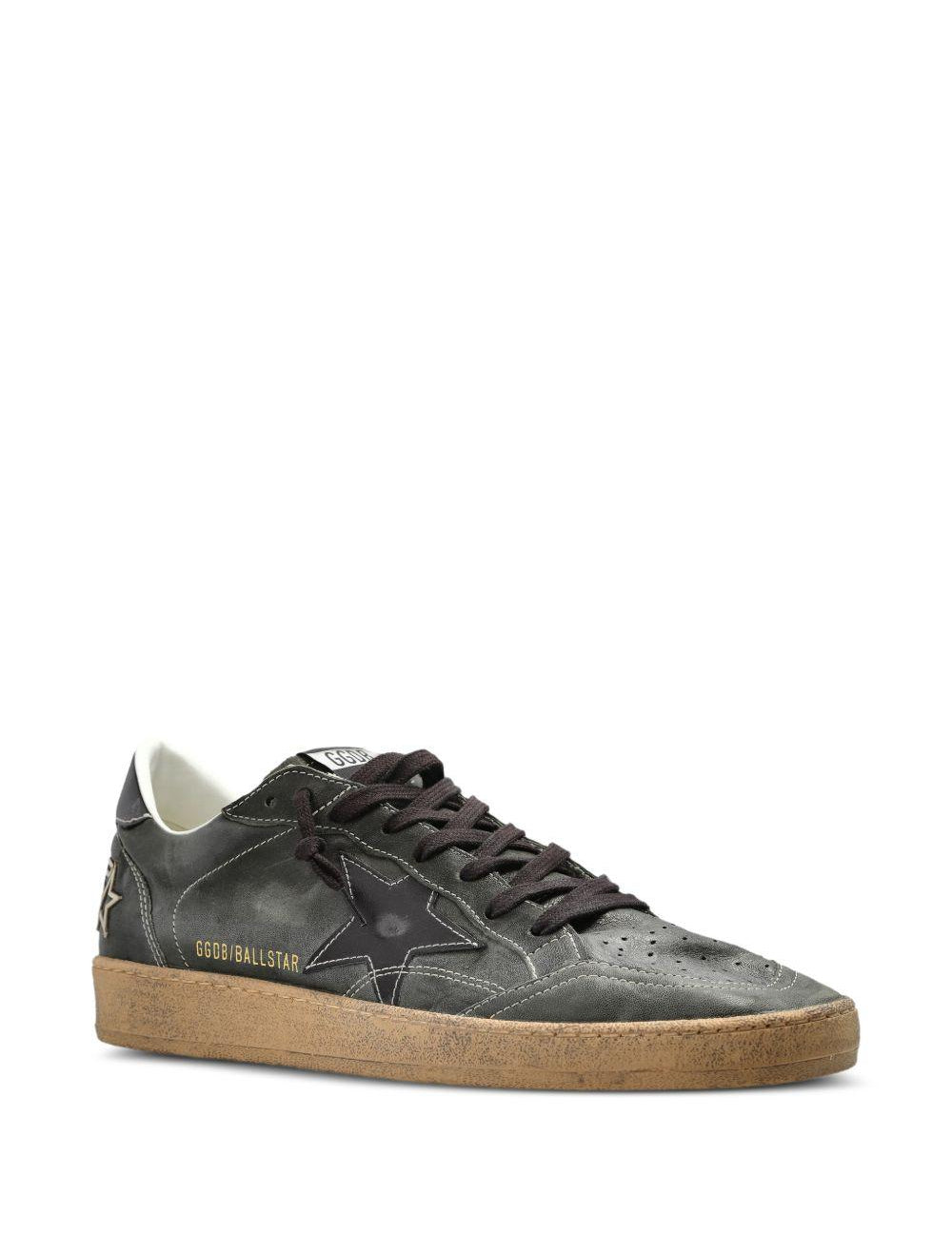 Sneakers ball star in verde Golden goose - uomo 