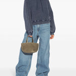 Jeans boyfriend con logo goffrato in blu Alexander wang  - donna 
