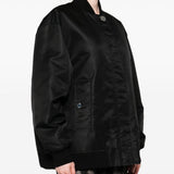 Bomber oversize in twill agape in nero Maxmara sportmax - donna 