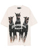 T-shirt Thoroughbred in bianco Represent - uomo
