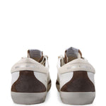 Sneakers super-star con patch a Stella in bianco Golden goose - uomo 