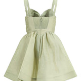 Abito corto Rebellion in verde Zimmermann - donna 