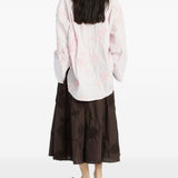Camicia oversize in rosa Rotate - donna 