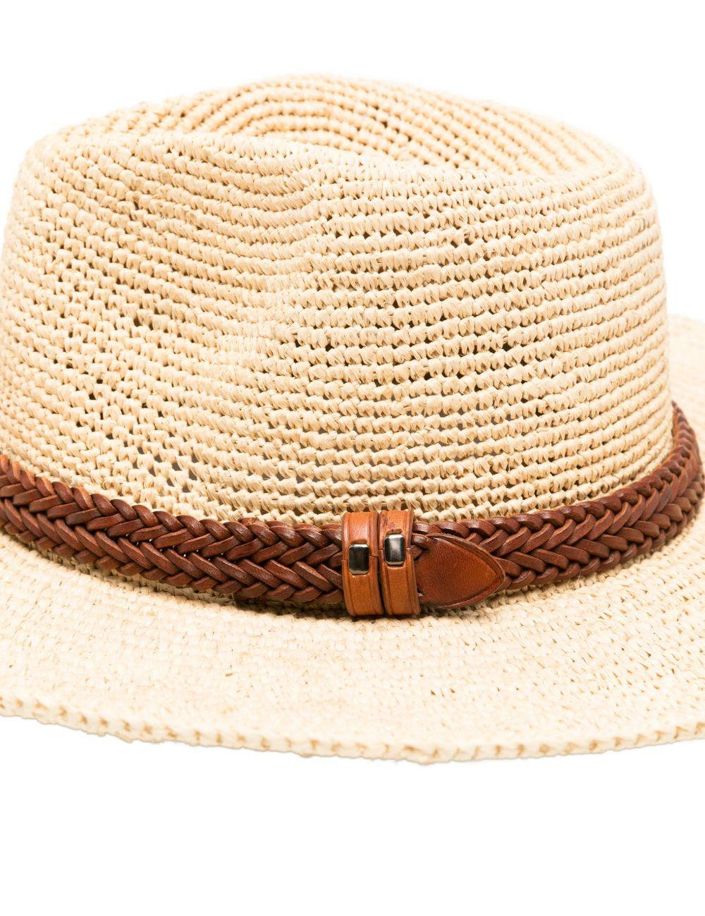 Cappello in paglia in beige Dragon diffusion x sovani - donna 