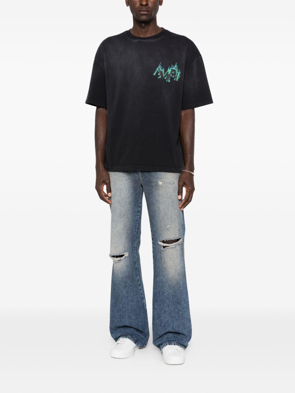 Jeans bootcut in blu Amiri - uomo 
