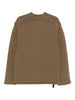 Maglione in maglia con zip sulla spalla in marrone OAMC PEACEMAKER - uomo