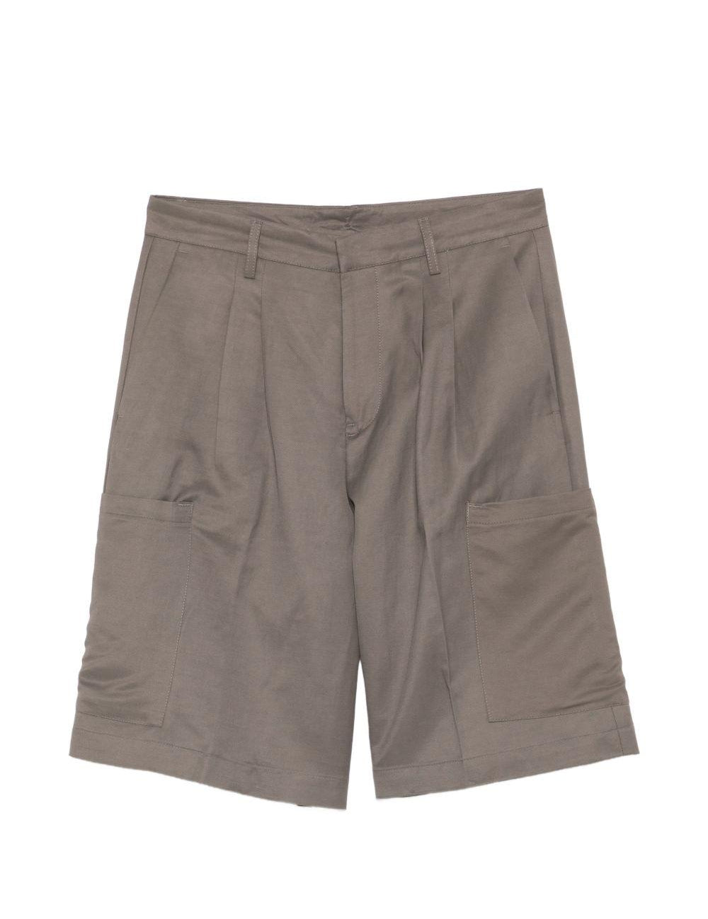 Pantaloncini cargo con pieghe in grigio Costumein - uomo 