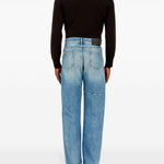 Jeans con cinque tasche in blu Mm6 maison margiela - uomo 