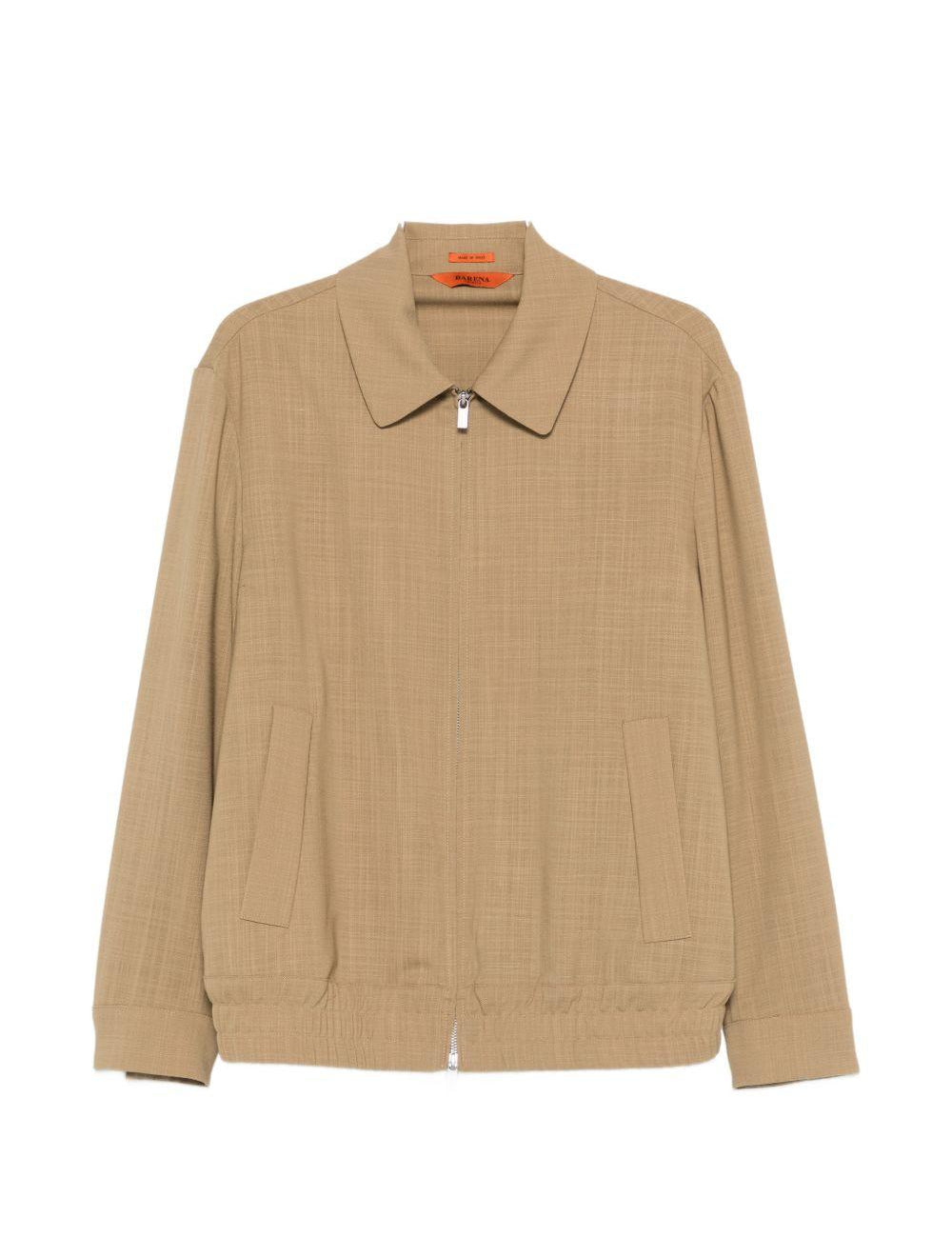 Giacca con zip in beige Barena - uomo 
