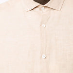 Camicia a maniche lunghe in beige Frescobol carioca - uomo 