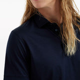 Polo a strati in blu Brunello cucinelli - uomo 