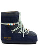 Stivali da neve con lacci e logo in blu Moon boot x guest in residence - donna