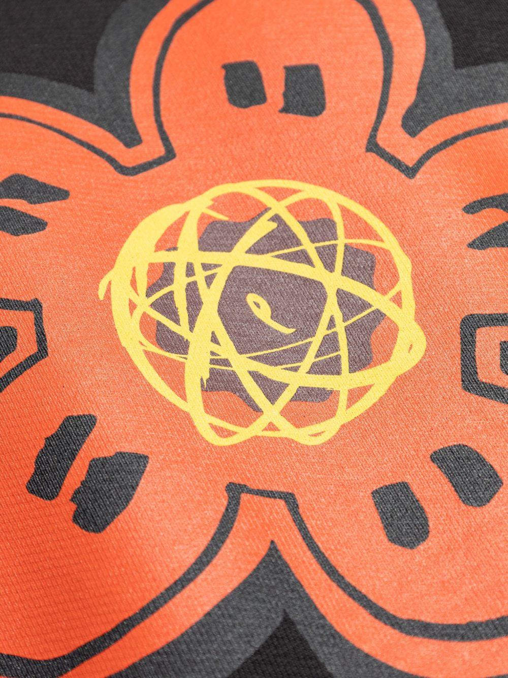 Felpa con stampa floreale Boke in nero Kenzo - uomo 