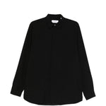 Camicia oversize in nero Lardini - uomo 