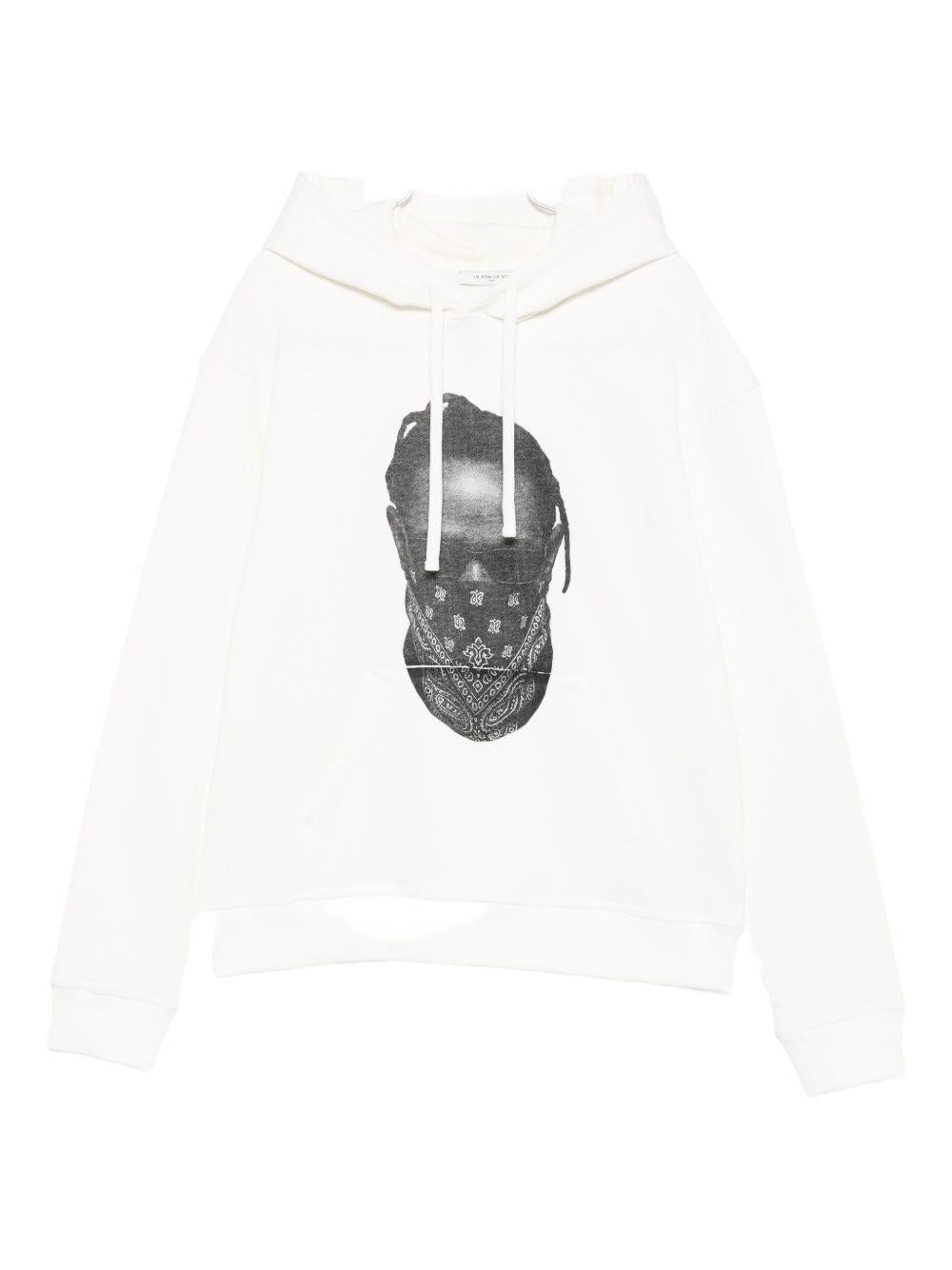 Felpa con grafica in bianco Ih nom uh nit - uomo 