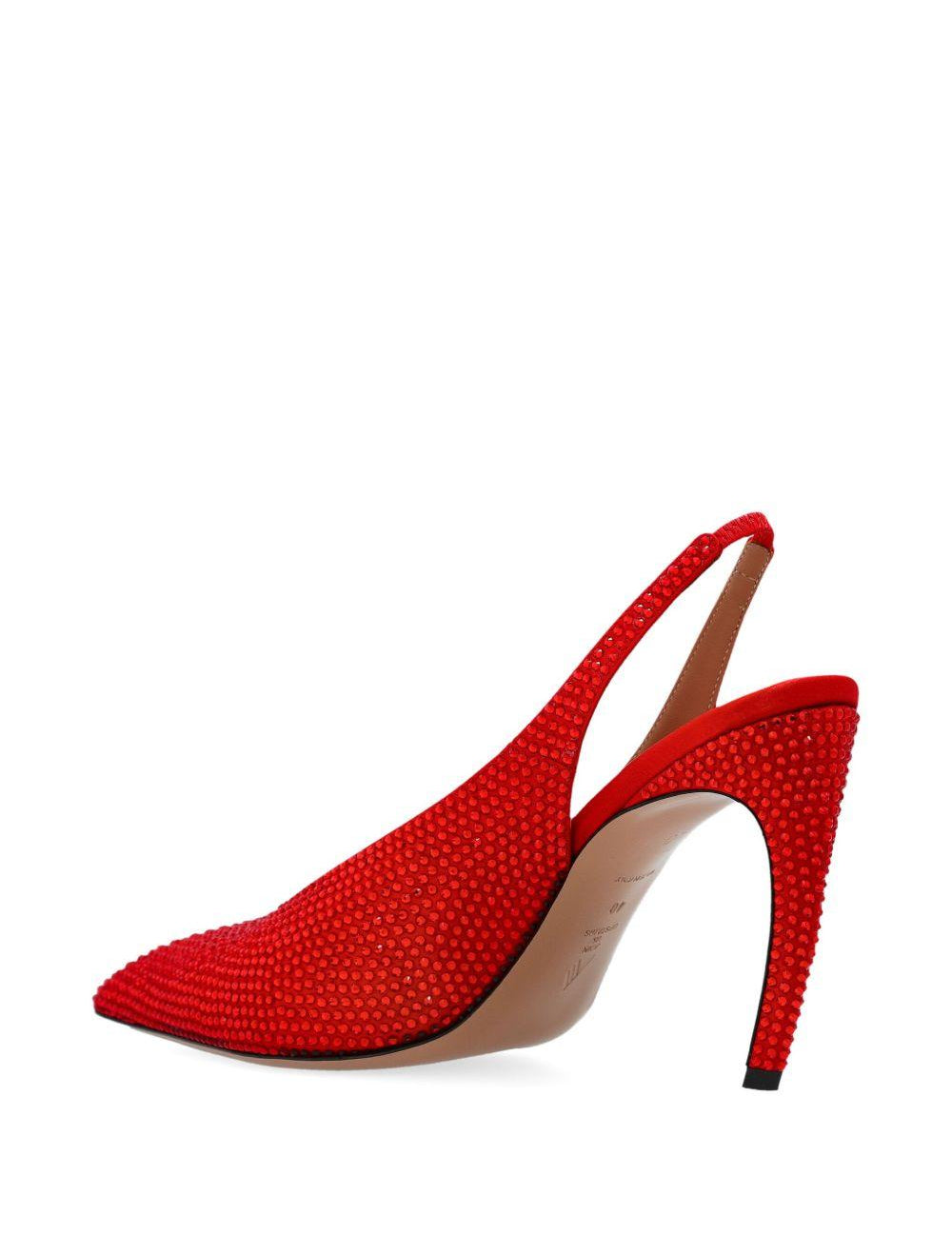 Decollete Viper con cinturino posteriore 95mm in rosso The attico - donna 