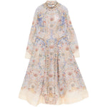Abito midi Rebellion in rosa chiaro ZIMMERMANN - donna 
