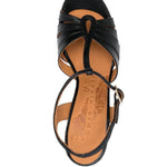 Sandali in pelle cafra in nero Chie mihara - donna 