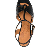 Sandali in pelle cafra in nero Chie mihara - donna 