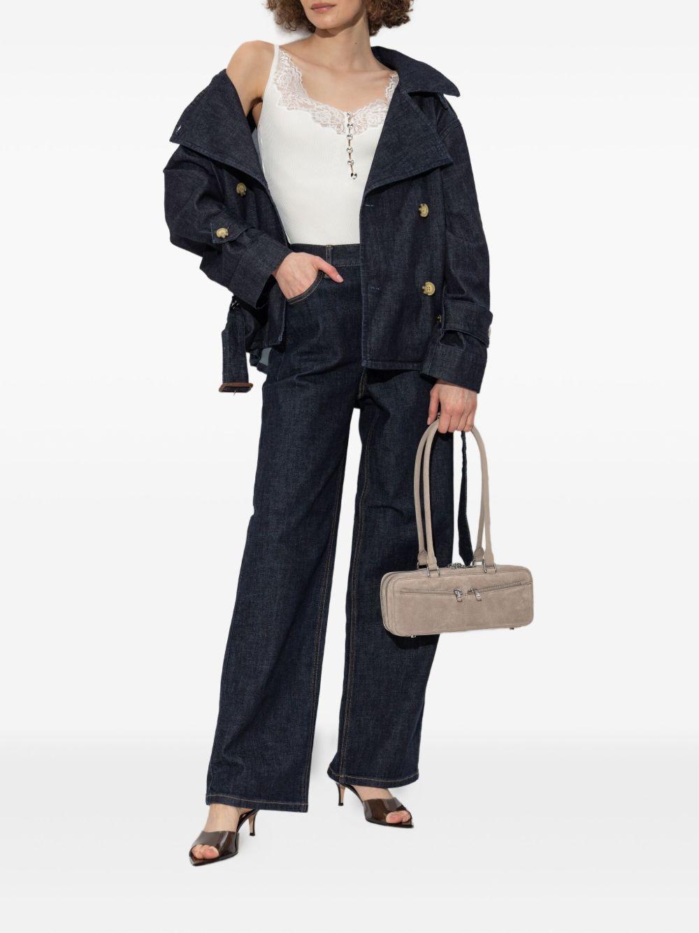 Jeans dritti con 5 tasche in blu Self-portrait - donna 