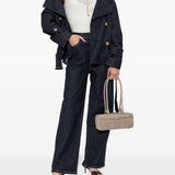 Jeans dritti con 5 tasche in blu Self-portrait - donna 