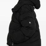 Giacca imbottita con chiusura a zip in nero Bacon - donna 