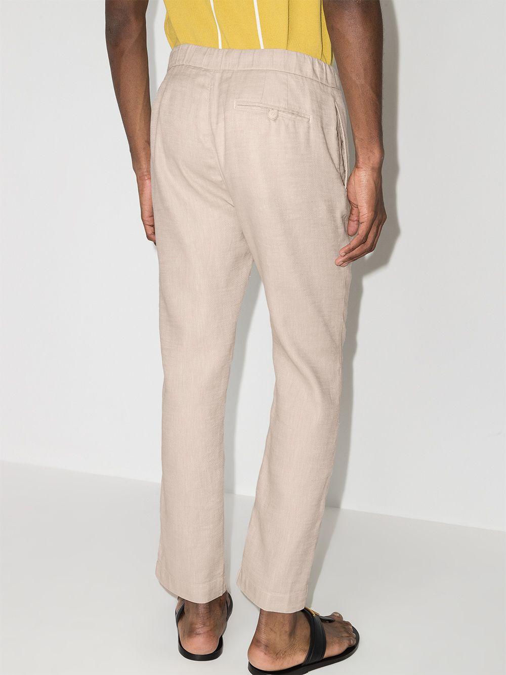 Chino con coulisse Oscar in beige Frescobol carioca - uomo 