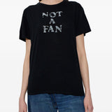 T-shirt girocollo stampata in nero R13 - donna 