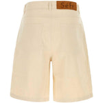 Pantaloncini in twill di jeans in beige Sefr - uomo 