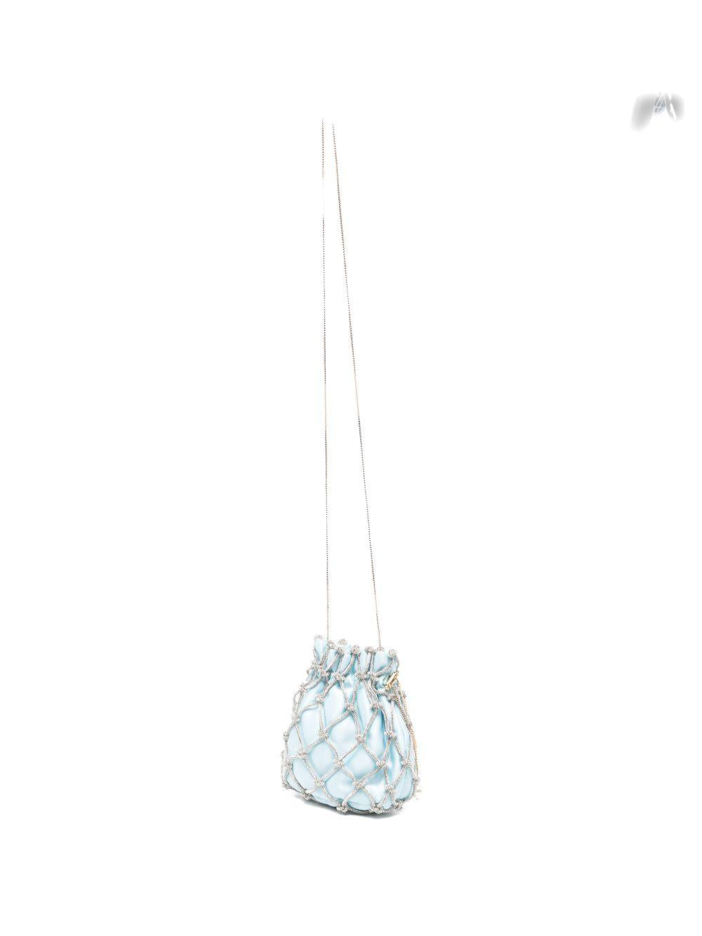 Borsa Selene Capri con cristalli in blu Rosantica - donna<BR/><BR/> 