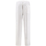 Pantaloni in lino ventura in bianco Aspesi - uomo 