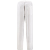 Pantaloni in lino ventura in bianco Aspesi - uomo 