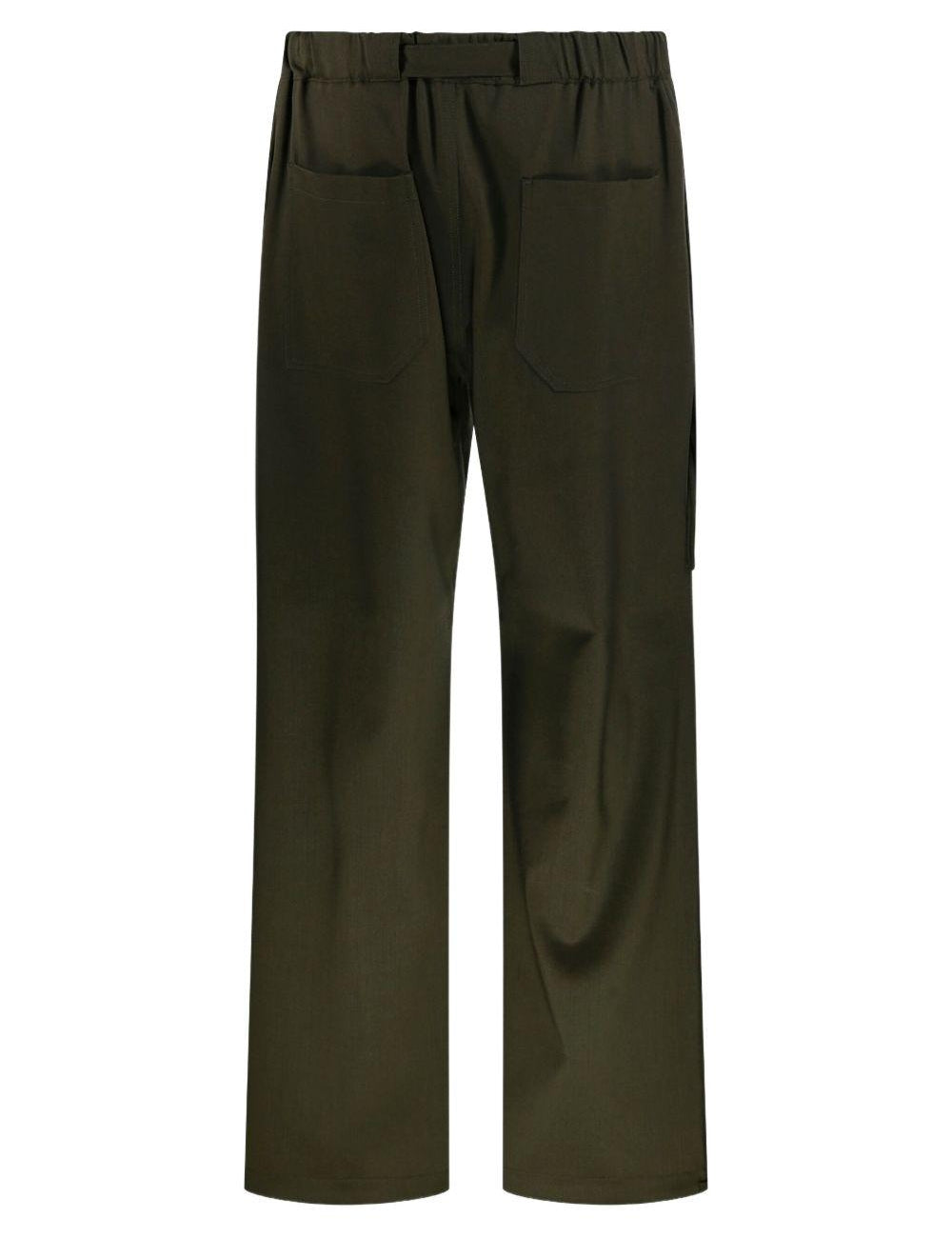 Pantaloni con coulisse in verde Darkpark - uomo 