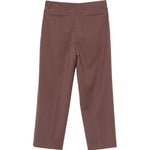 Pantaloni in lana alain in marrone Costumein - uomo 