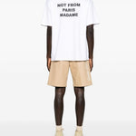T-shirt con stampa in bianco Drole de monsieur - uomo 