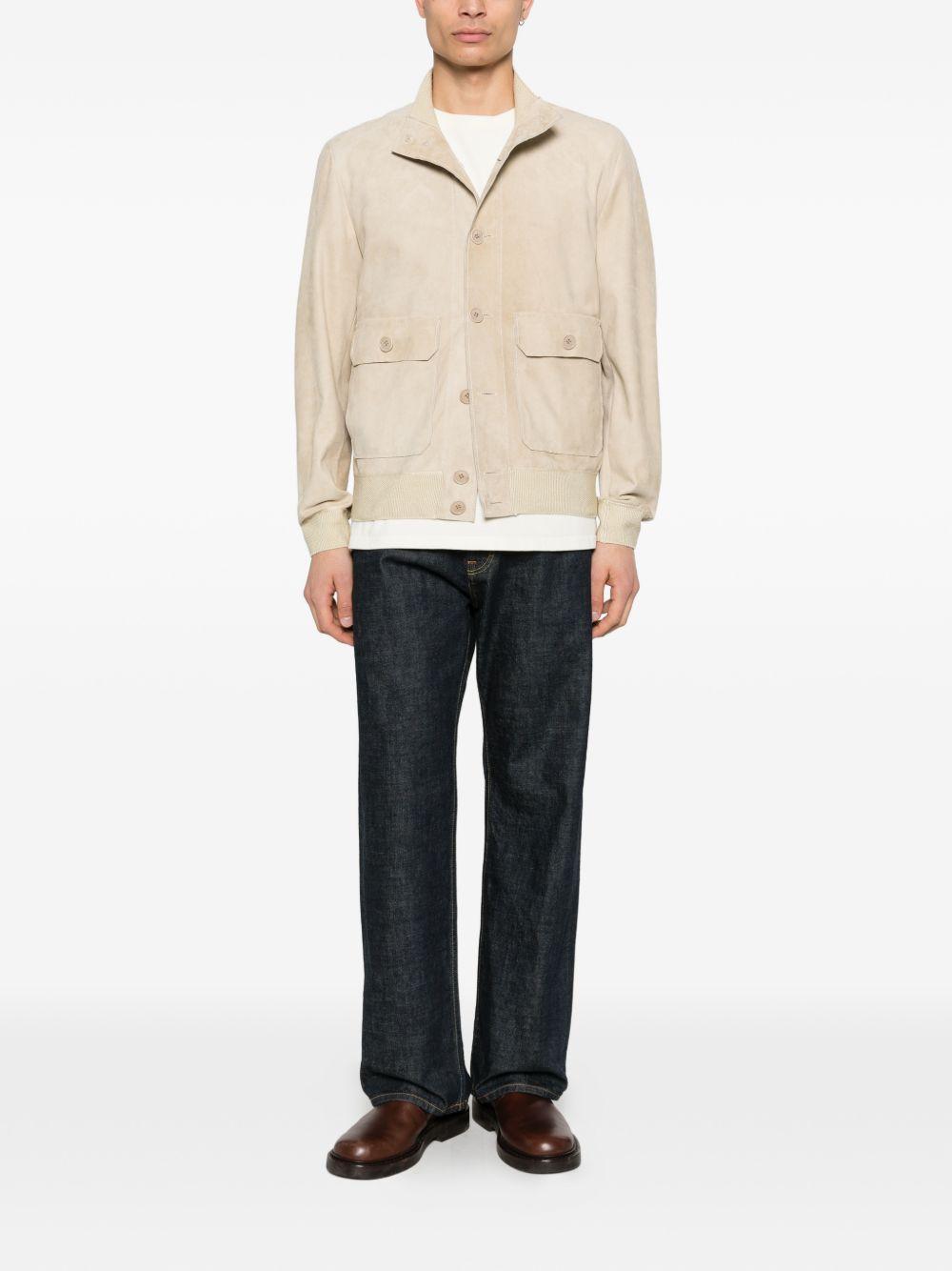 Giacca con tasche applicate in beige Salvatore santoro - uomo 