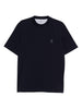 T-shirt a maniche corte in blu Brunello Cucinelli - uomo