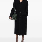 Cappotto senza colletto in nero Alexander wang - donna 