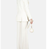 Pantaloni a gamba ampia in bianco ELie Saab - donna 