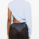 Body Serena drappeggiato in azzurro The andamane - donna 