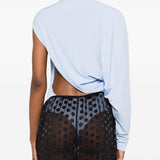 Body Serena drappeggiato in azzurro The andamane - donna 