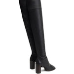 Stivali con tacco largo in nero Lemaire - donna 