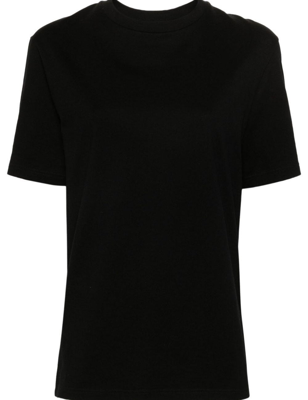 T-shirt con logo a maniche corte in nero Jil sander - donna 