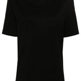 T-shirt con logo a maniche corte in nero Jil sander - donna 