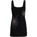Abito con perline in nero Staud - donna 