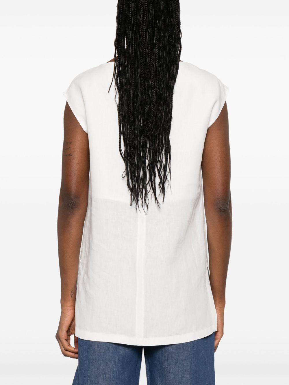 Top Colimbo in bianco Maxmara - donna 
